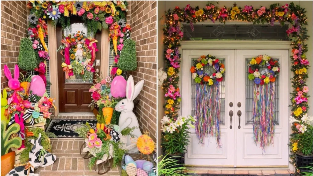 Simple Easter Door Decoration Ideas to Welcome Guests