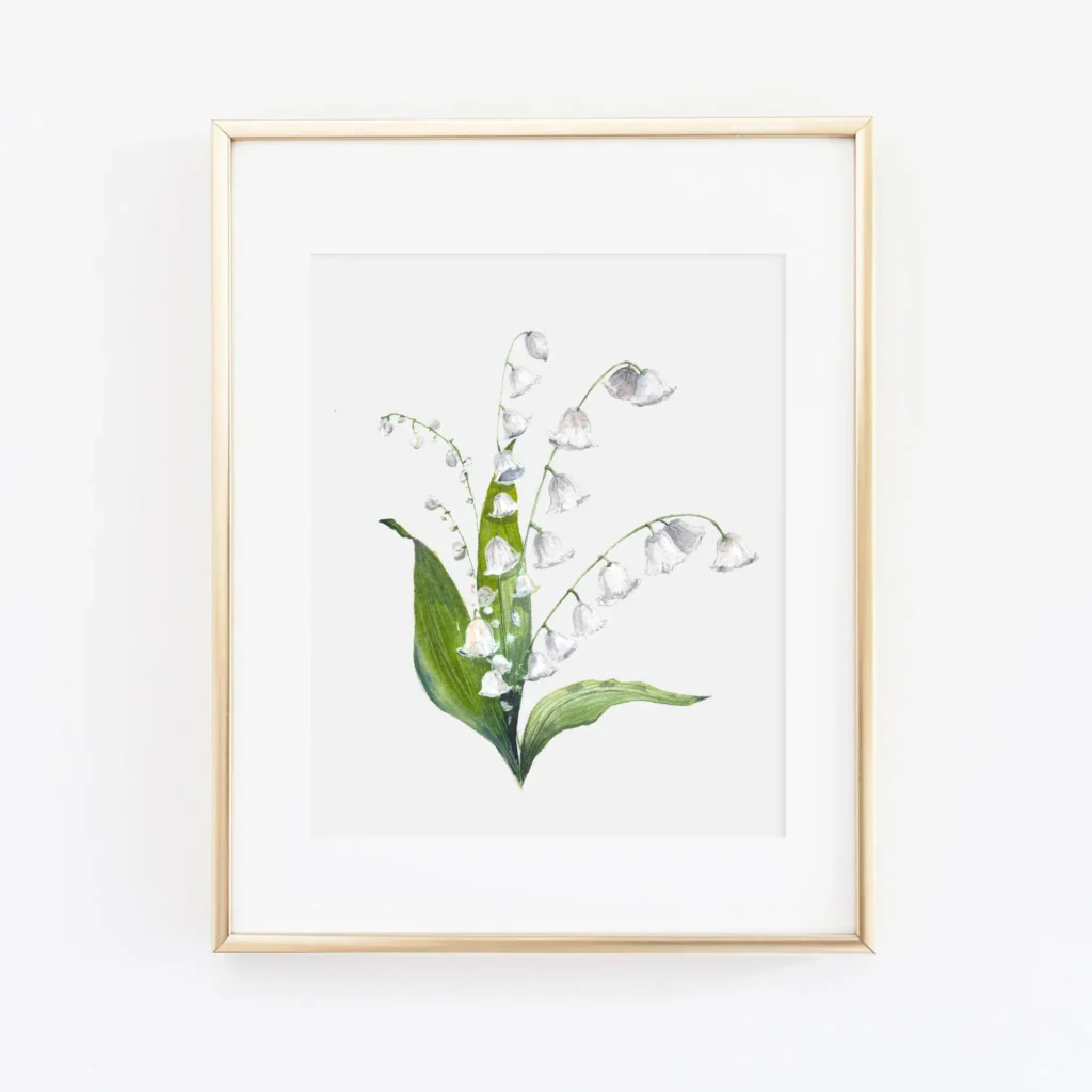 Use Floral Prints Inspired by Lily of the Valley