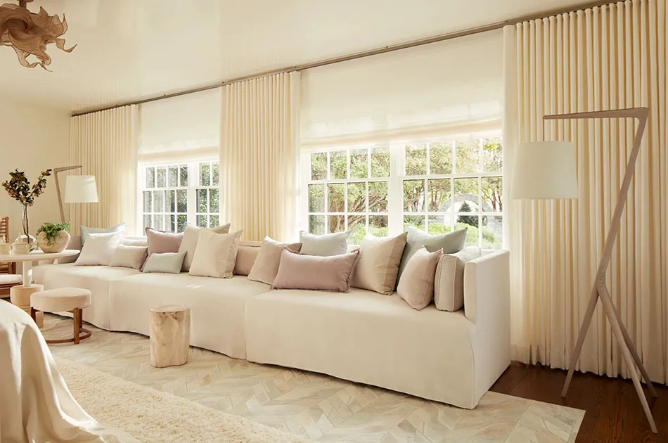 Curtain Ideas for Living Room Choose Light-Colored Curtains for a Brighter Feel