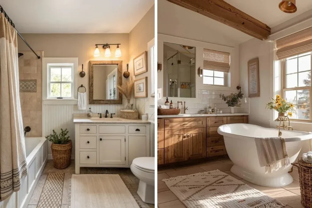 Farmhouse Small Bathroom Theme