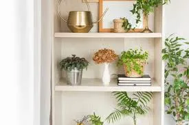 Floating Shelves with Birth Flower Prints