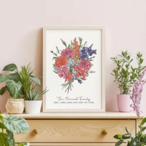 Hand-Painted Floral Murals
