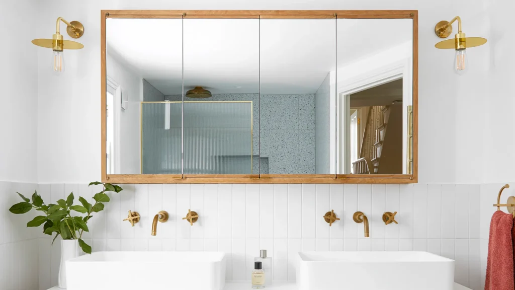 Oversized Mirrors to Double the Space