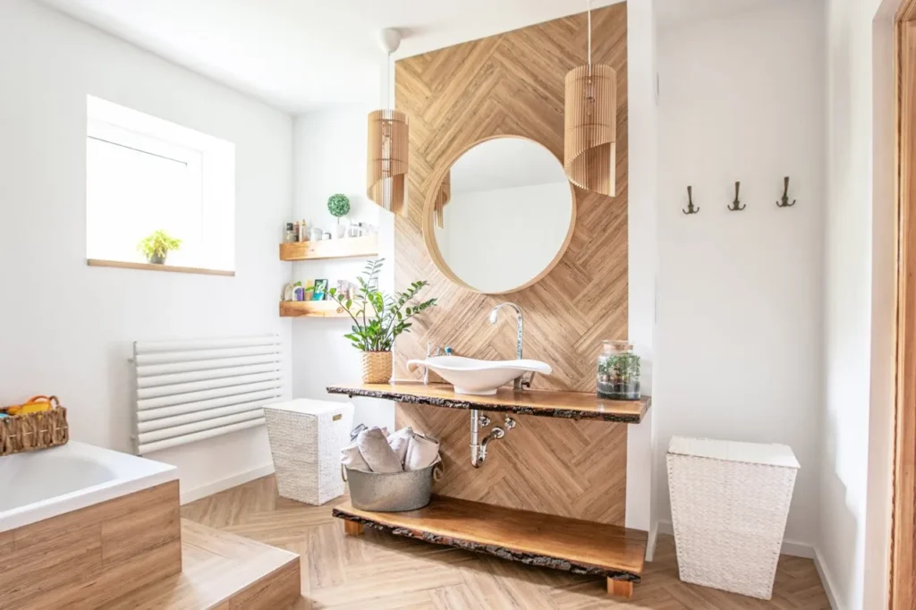 Scandinavian Small Bathroom Theme