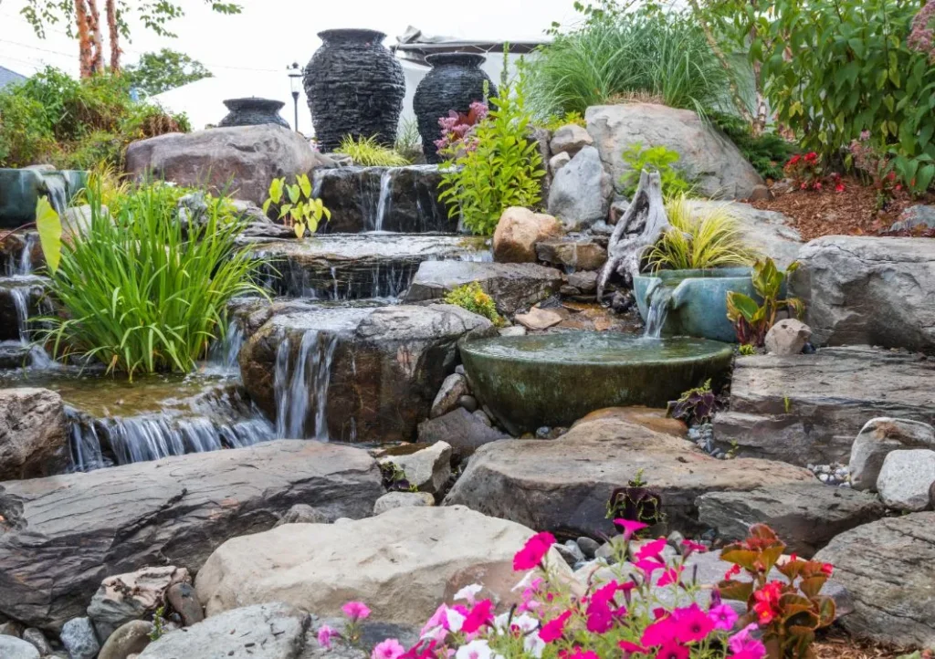 Backyard Landscaping Ideas with Water Features