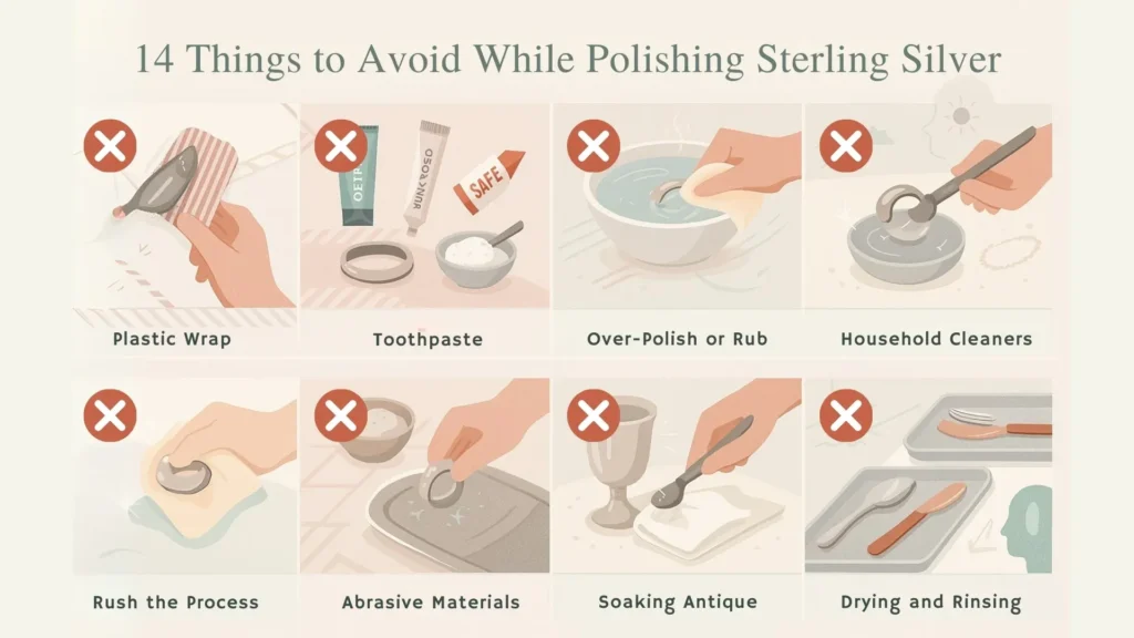 Mistakes to Avoid When Polishing Silverware