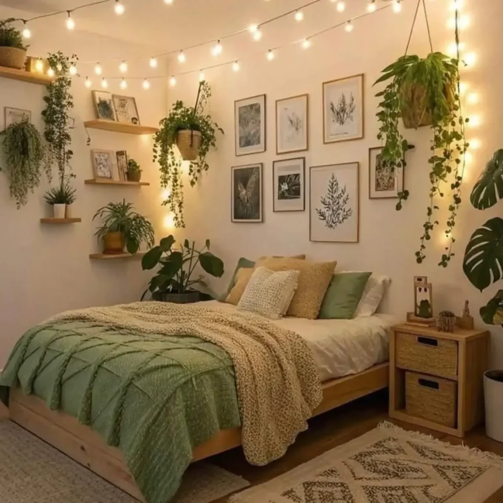 Nature-Inspired Dorm Room