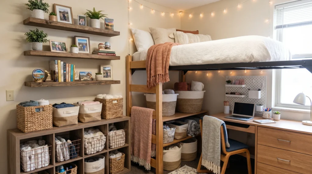 Smart Storage Dorm Room Ideas