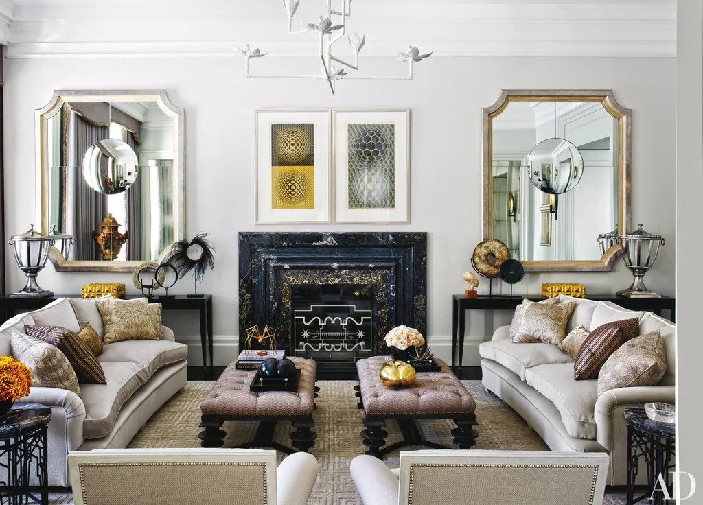 2007–2009 - Monochrome, Mirrored Furniture, and Statement Lighting