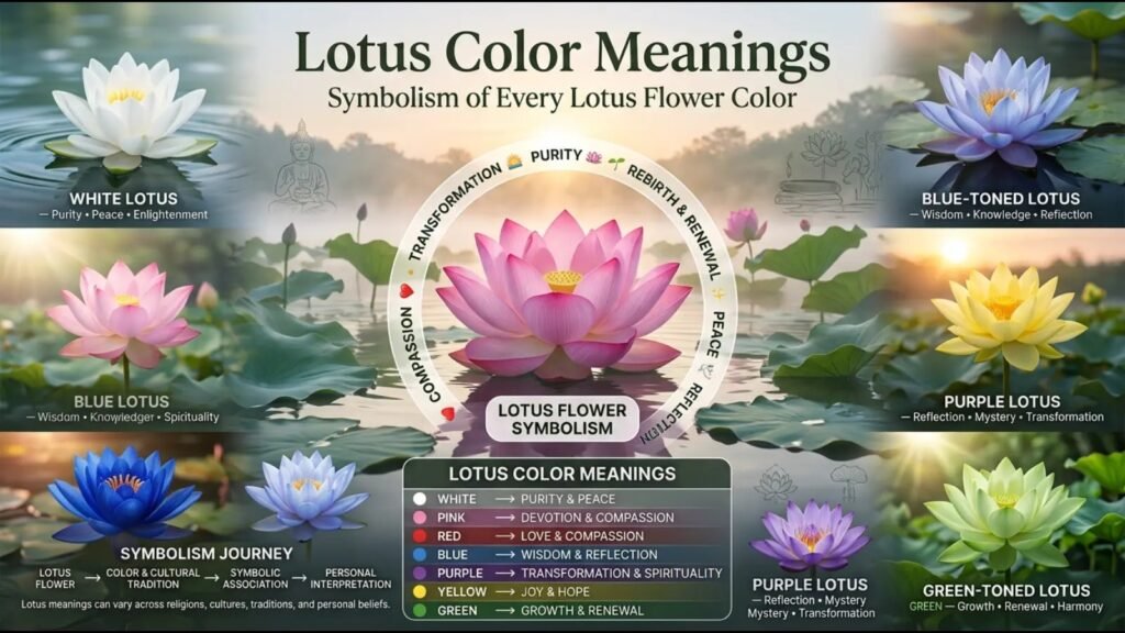 Lotus Flower Colors and What They Can Add to Home Decor